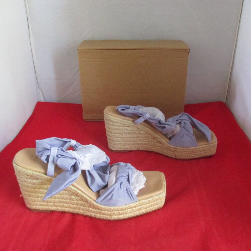 JOURNEE COLLECTION Surria Platform Wedge Sandals $99 - US Size 11 - Purple #1007